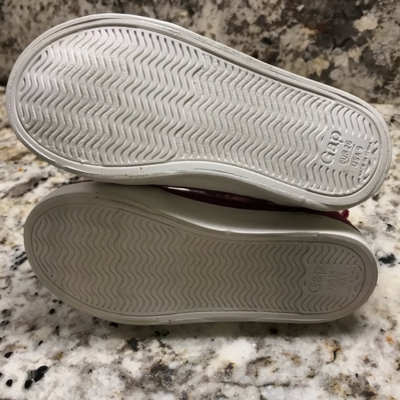 Pink Rose Gold Glitter & Burgundy Suede - Picture 4 of 4